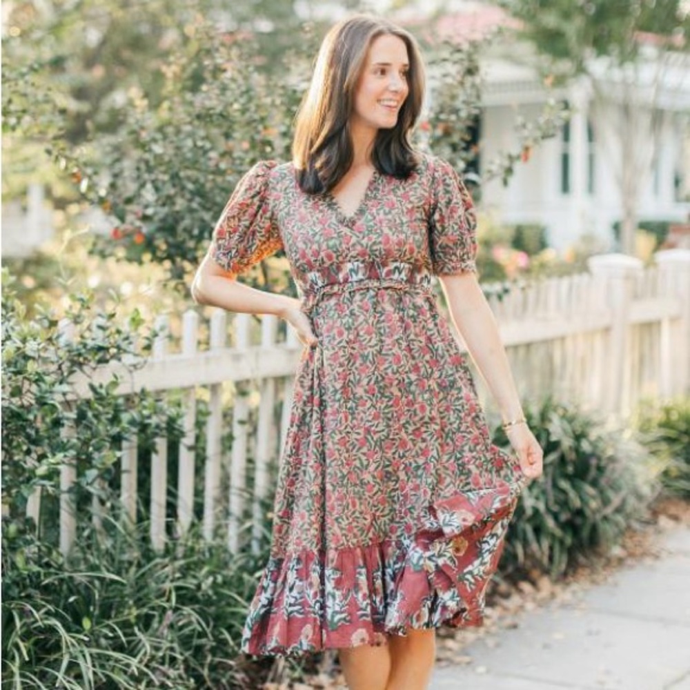 NWT Victoria Dunn Ember Midi Dress